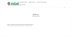 Desktop Screenshot of jistab.cz